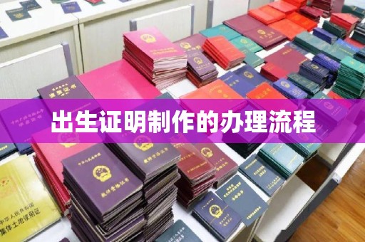 南部出生证明制作的办理流程