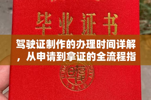 东洲驾驶证制作的办理时间详解，从申请到拿证的全流程指南
