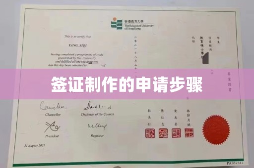 刚察签证制作的申请步骤